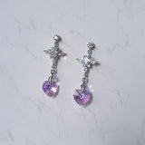 Angelic Heart Crystal Piercing - Violet