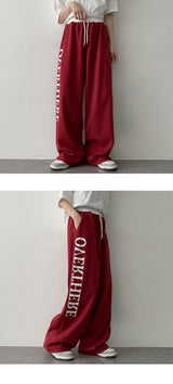 カラフルレタリングバンディングパンツ / OA Colorful Lettering Banding Pants