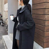 [BELLIDE MADE] ユリフィアンヒドゥンオーバーサイズフィットシングルロングコート