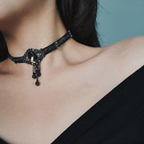 ジャスミンチョーカー / jasmine black choker