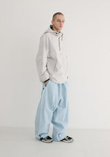 スーパーワイドパンツ / BSR2223FWPT008 LOGO COTTON SUPER WIDE PANTS SKY