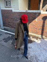 Mute straight denim