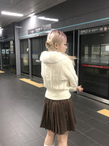 アキチェッカープリーツスカート
