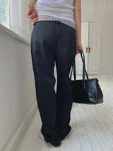 オビレタリングパンツ/Obi Lettering Pants (2color)
