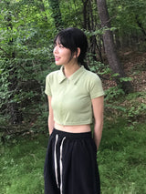 Sunday crop zip up