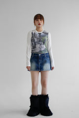 ステーションプリンティングTシャツ / Station Printing T-shirt (2color)