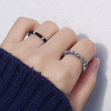 レターリング1 / [CCNMADE] LETTER RING 1 (Gray&Wine)