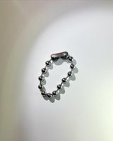 [ITZY Ryujin/Wooah Sora/Bad villain Kelly] Simple thick silver ball chain bracelet