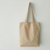 ツイルシンプルラインバッグ - sand beige
