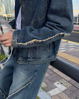 HD County Slit Denim Pants