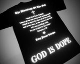 GOD IS DOPE 3M REFLRETIVE TEE (6635570692214)