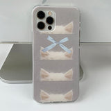 Peep Ribbon Cat Phone Case