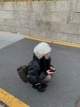 Mix fur hat