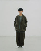 WARM-FLEECE HERITAGE CARDIGAN (Khaki) / ウォームフリースヘリテージカーディガン