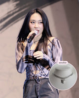 Melbie The Cat Series - Cat face Bold Chain Choker Necklace (Silver ver.) (Rapper Lee Youngji Necklace)