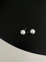 (silver925) 12mm Pearl earrings