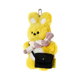WITTY BUNNY WINTER KEYRING [LIGHT YELLOW]