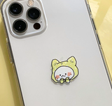 キュートキャットイェローフォーンケース / Cute Cat Yellow Phone Case