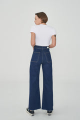ワイドフィットハートシェイプ刺繍ジーンズ/CLASS:y  SEONYOU, LAPILLUS HAEUN, STAYC J, JOYURI WORN WIDE FIT HEART SHAPE EMBROIDERY JEAN [6887]