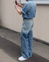グラデーションデニムパンツ / GM Gradation Denim Pants (XS ~ L)