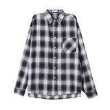 (UNISEX) スプレーディングボールドチェックシャツ