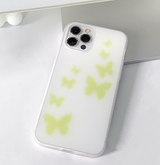 ブラーイェローバタフライフォーンケース / Blur yellow Butterfly Phone Case