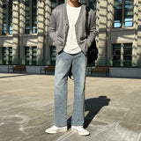 セイントモダンフィットYネックカーディガン / Saint Modern Fit Y-Neck Cardigan (6 colors)