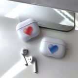 Pink - Color Jelly Heart AirPods Case_matt