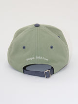 Baby Powder Recipe Cap-vintage green/navy