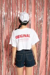 オリジナルクロップTシャツ / TOP(8610) original crop t