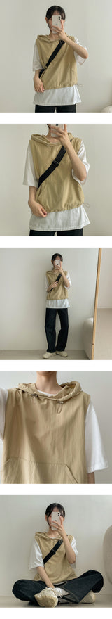 Wins Nylon String Cropped Vest