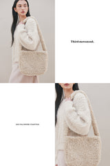 Eco Fur Crossbag (Ivory)