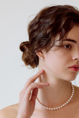 Matt Hoop One-touch Earrings