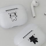 ホワイト - Dumchit Dumchit AirPodsケース_マット
