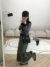 ラッシュバックスリットロングスカート