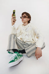 HOLE ARGYLE ROUND KNIT / IVORY (6600193540214)