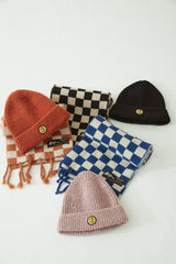 SM:]E PATCH BEANIE ORANGE MELANGE (6639322726518)