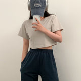 [Bellide made] Good Fabric Premium Crop Short Sleeve