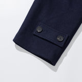 オーバーサイズバルマカーンコート / OVERSIZE BALMACAAN COAT - NAVY