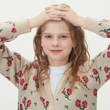 FLOWER JAQUARD KNIT CARDIGAN_BEIGE (6610815549558)