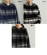 ポセンラインフードニットウェア / posenline hooded knitwear