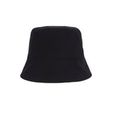 Stud drop over fit bucket hat BLACK