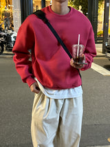 ロイドダブルサイドマルチファンクションオーバーサイズフィットスウェットシャツ / Lloyd's double sided multifunctional oversized fit sweatshirt (12 colors)
