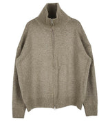 No.9787 KNIT highneck ZIP-UP (5color)