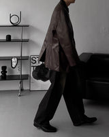 CH Damage Leather Jacket (2 colors)
