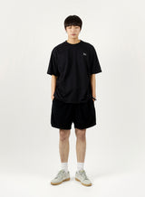 TERRY EASY SHORTS black (6581470658678)