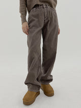 ピグコーデュロイワイドパンツ/No.3058 Pig corduroy wide pants (4color)