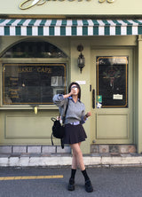 [Included underpants] Like short pleats skirt pants & skirt