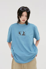 Square Graphic Tee_Blue Grey (6699074977910)