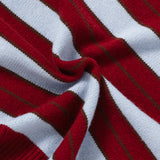 カシミアウールブレンドストライプニットプルオーバー/CASHEMERE WOOL BLENDED STRIPE KNIT PULL OVER_BURGUNDY